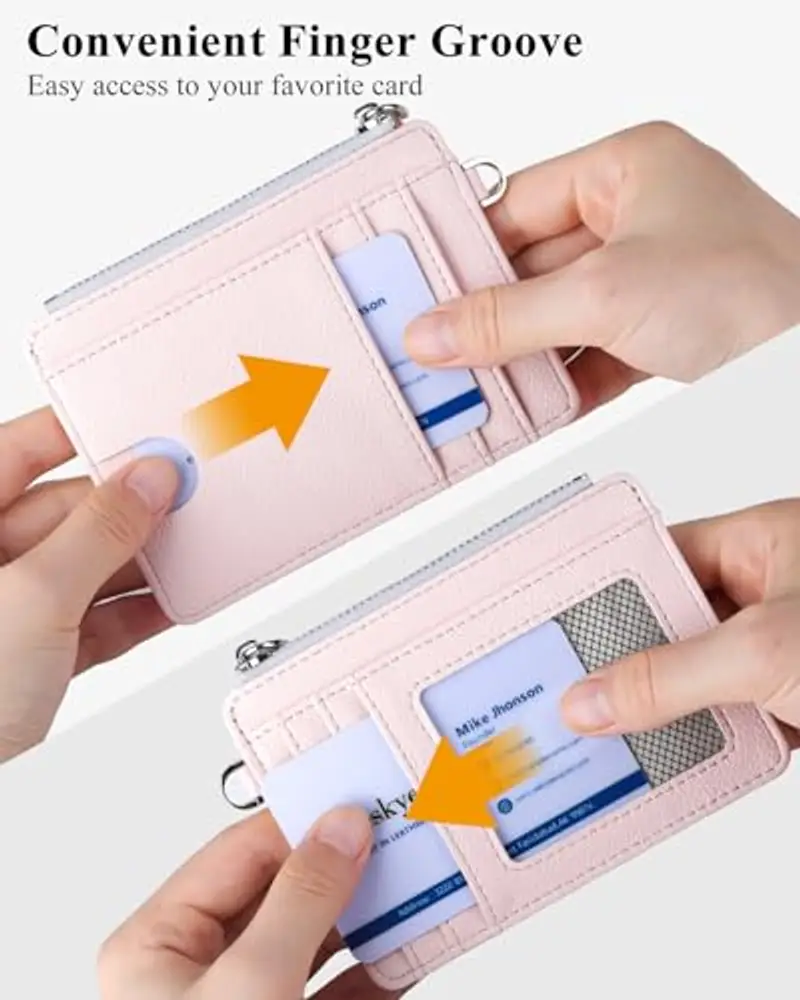 Teskyer Porta carte di credito Donna Rosa 1599970 miniatura 3