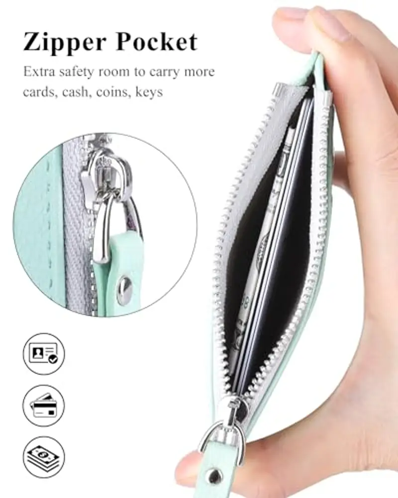 Teskyer Porta carte di credito Donna Verde 1599964 miniatura 2