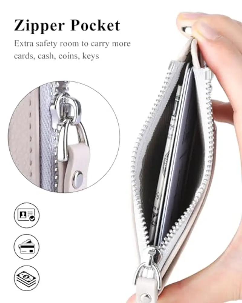 Teskyer Porta carte di credito Beige 1599967 miniatura 2