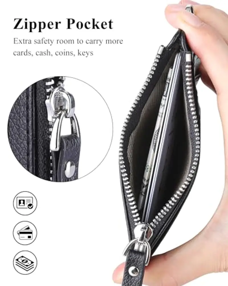 Teskyer Porta carte di credito Uomo Nero 943153 miniatura 2