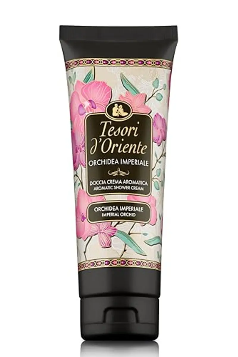 Tesori d'Oriente - Doccia Crema Fiore del Dragone e Pitaya, dalle Note di Fiori Bianchi, Deterge Delicatamente la Pelle Donando un Profondo Benessere, 250ml