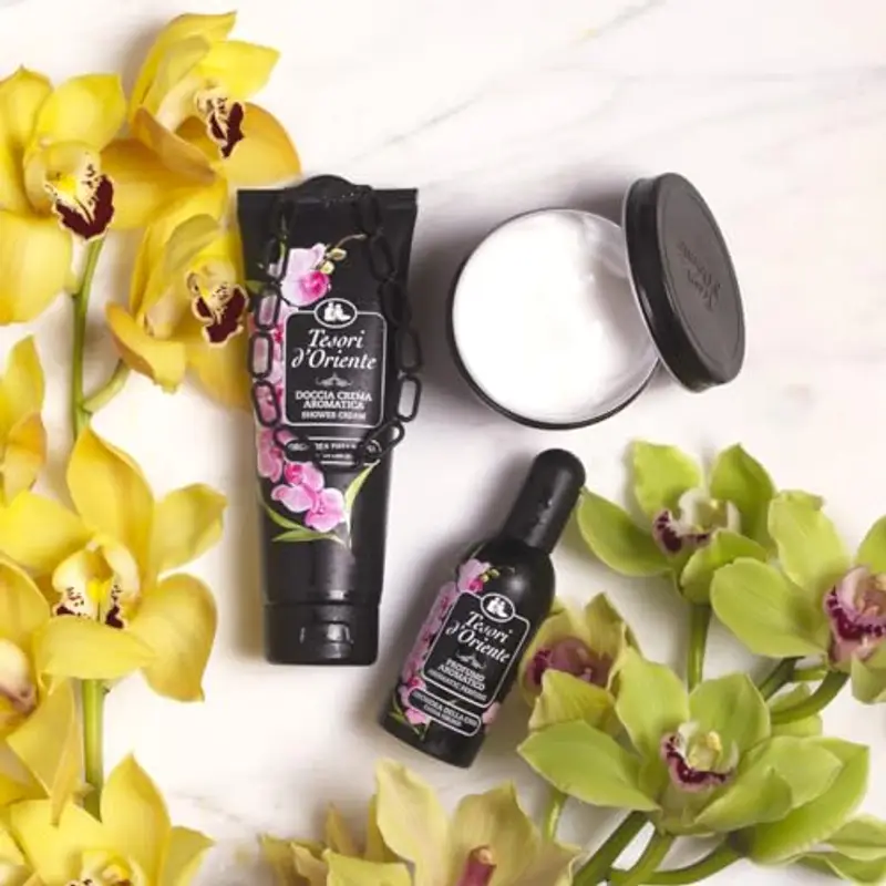 Tesori d'Oriente - Doccia Crema Fiore del Dragone e Pitaya, dalle Note di Fiori Bianchi, Deterge Delicatamente la Pelle Donando un Profondo Benessere, 250ml miniatura 3