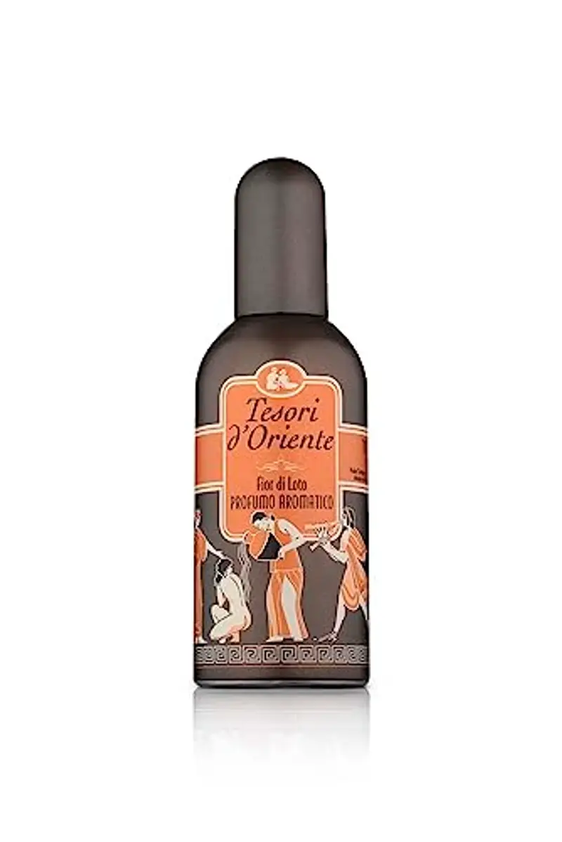 Tesori d'Oriente - Profumo Aromatico Fior di Loto, dalla Fragranza Fresca e Avvolgente, Note di Arancia, Rosa, Mughetto e Vaniglia, 100ml