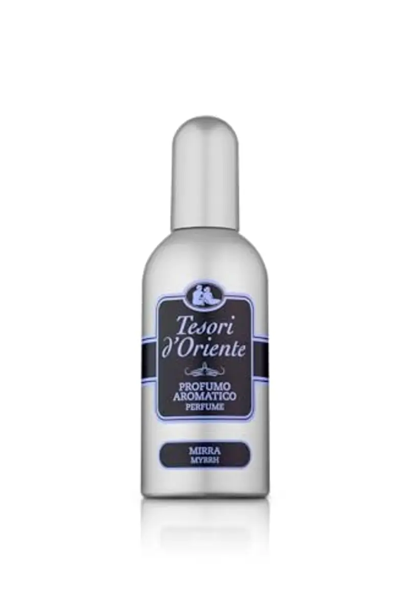 Tesori d'Oriente - Profumo Aromatico Mirra, dalla Fragranza Esotica, Note di Bergamotto, Ambra e Vaniglia, 100ml