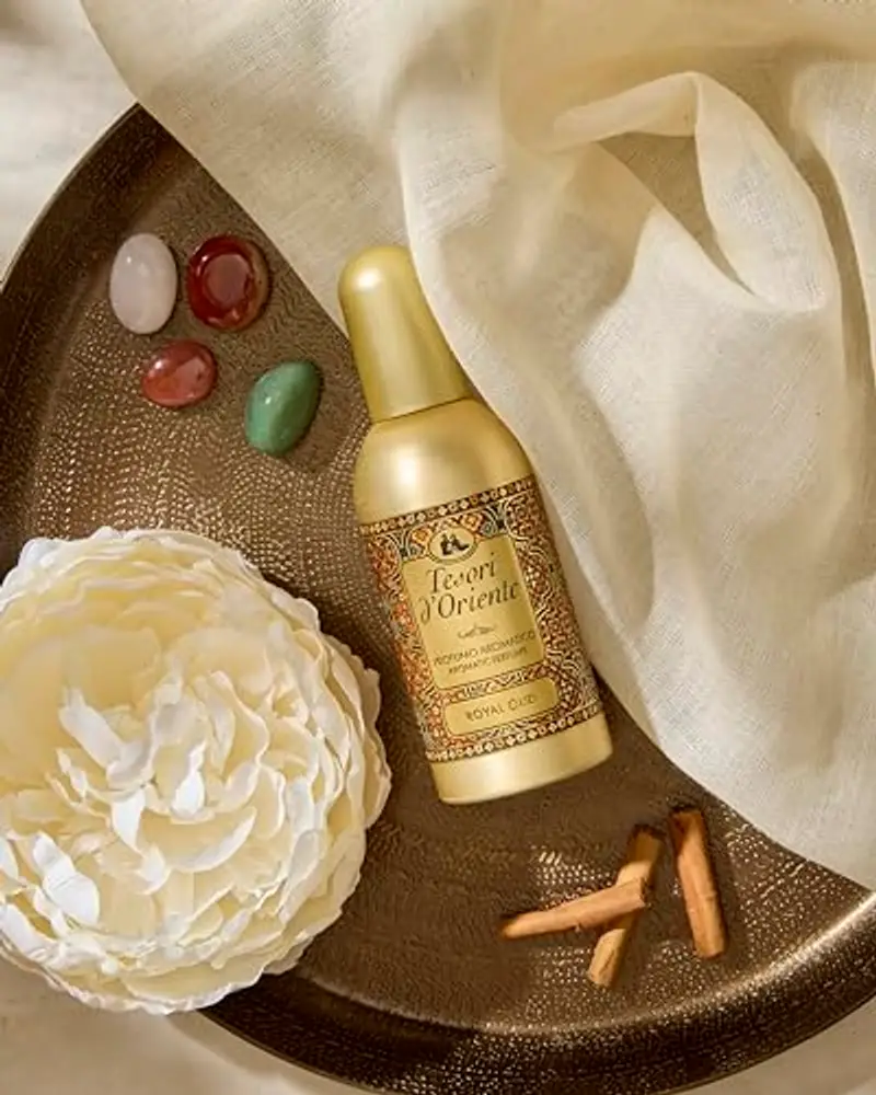 Tesori d'Oriente - Profumo Aromatico Royal Oud, dalla Fragranza Speziata e Legnosa, Note di Incenso, Ambra e Miele, 100ml miniatura 2