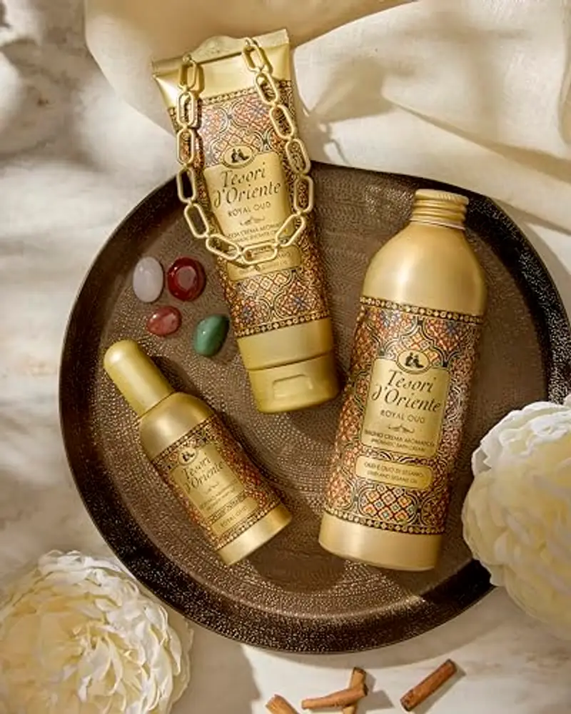 Tesori d'Oriente - Profumo Aromatico Royal Oud, dalla Fragranza Speziata e Legnosa, Note di Incenso, Ambra e Miele, 100ml miniatura 3