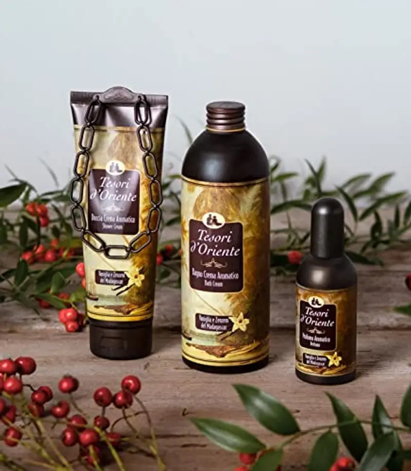 Tesori d'Oriente - Profumo Aromatico Vaniglia e Zenzero del Madagascar, dalla Fragranza Floreale e Avvolgente, Note di Bergamotto, Orchidea, Ambra e Cedro, 100ml miniatura 3