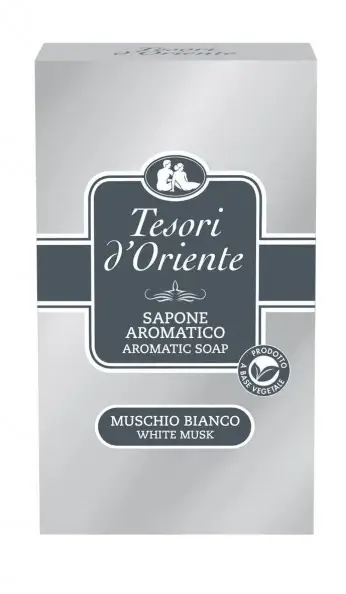 Tesori D Oriente Saponetta Muschio Bianco 125 Grammi