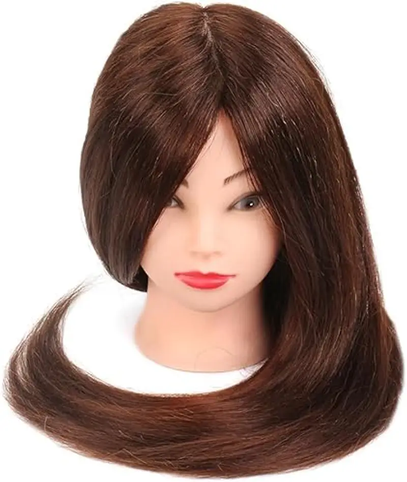 Testa Studio Manichini Neverland Parrucchiere 24 pollici 60% Capelli Sintetici Cosmetologia Formazione Manichino Pratica Modello Con Morsetto miniatura 3