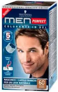 Colorante Per Capelli In Gel Senza Ammoniaca Uomo Perfect N 60 Castano