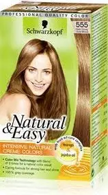 Tinta Per Capelli Colorazione Permanente Natural & Easy N 555 Biondo Scuro Dorato