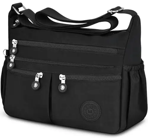 TEUEN Borsa a spalla Donna Nero 2744751