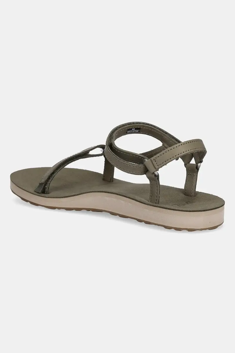 sandali in pelle Original Universal Slim Lea donna colore beige 1151031 Verde miniatura 3