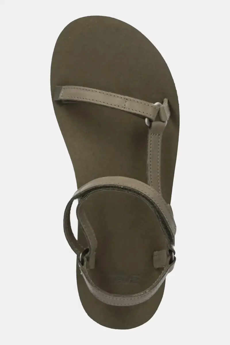 sandali in pelle Original Universal Slim Lea donna colore beige 1151031 Verde miniatura 4