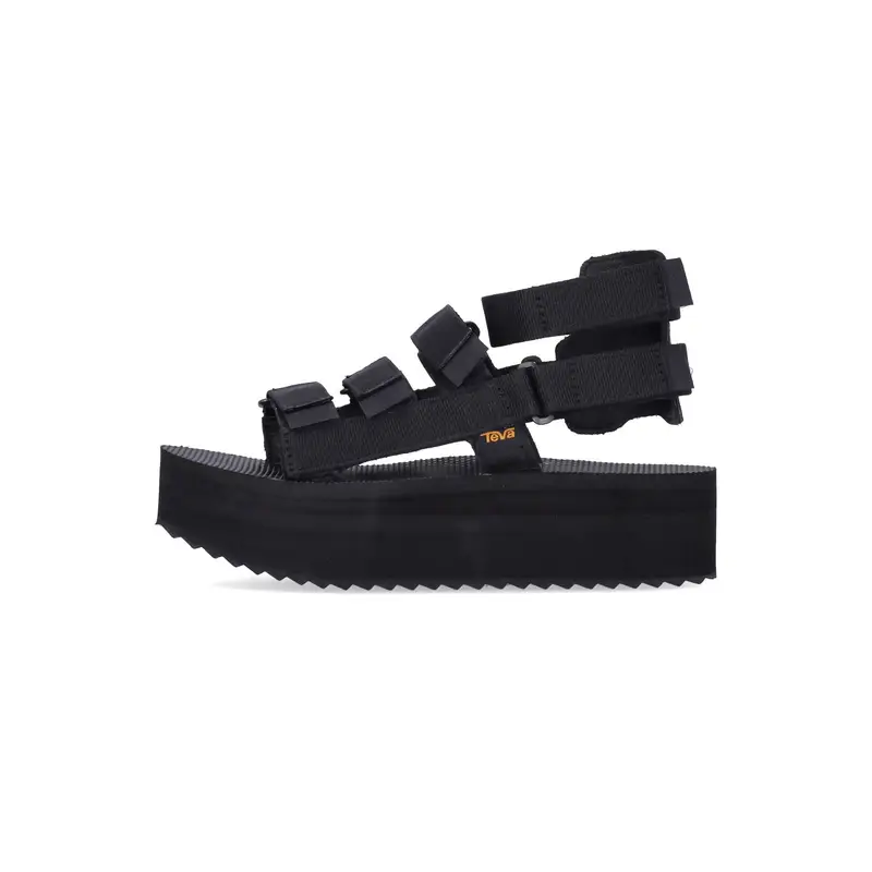 Sandalo Donna Flatform Mevia W Black