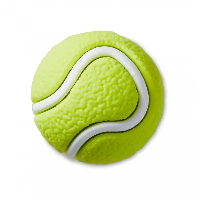 Textured tennis ball
