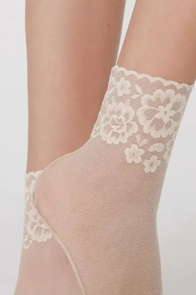 2 Paia Calzini Corti Retina Donna Donna miniatura 3