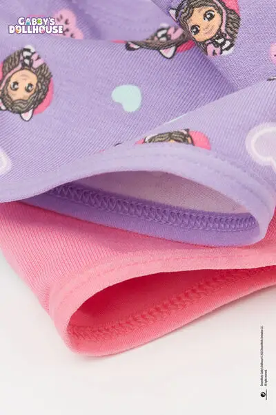 2 Paia Culotte Bimba Cotone Gabby Bambina Rosa miniatura 3