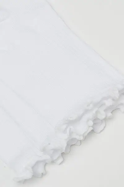 3 Paia Calzini Corti in Cotone Punto Bambola Donna Donna Bianco miniatura 2