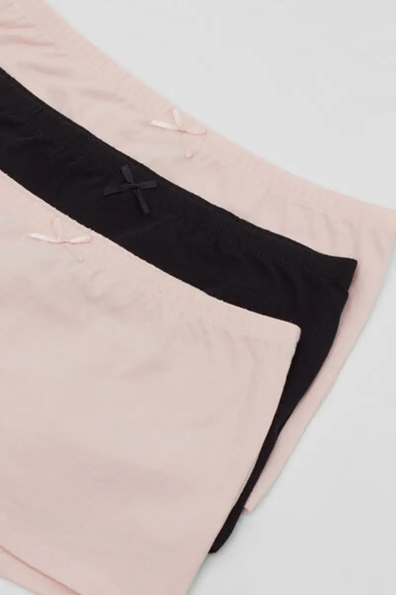 Tezenis 3 Paia Culotte Pantaloncino Cotone Bimba Bambina Nero Taglia 10-11 miniatura 2