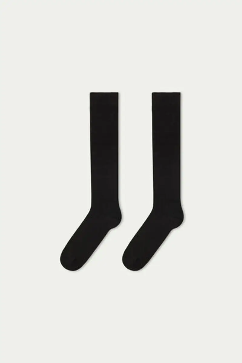 Tezenis 3 X Calzino Lungo Cotone Leggero Uomo Nero Taglia Taglia Unica miniatura 2