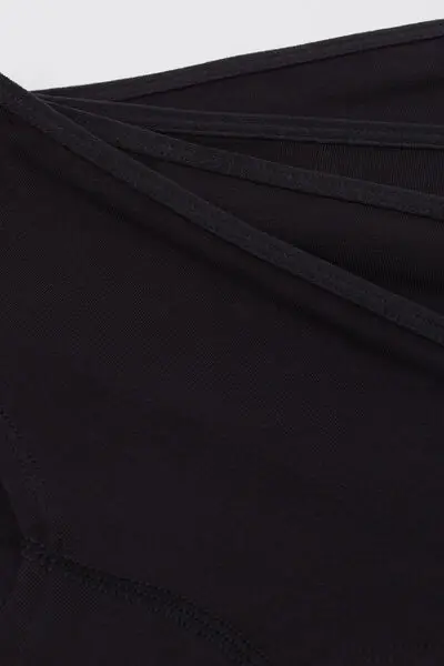 4 Paia Culotte Bimba Cotone Basic Bambina Nero miniatura 2