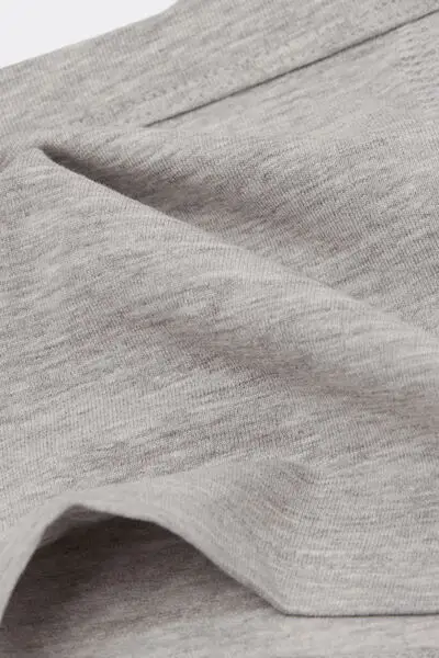 4 Paia di Boxer Basici in Cotone Bimbo Bambino Grigio miniatura 3