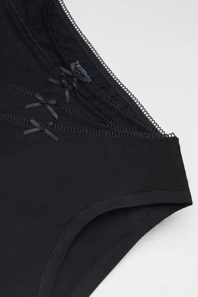Tezenis Slip Bambina Nero 4153141 miniatura 2