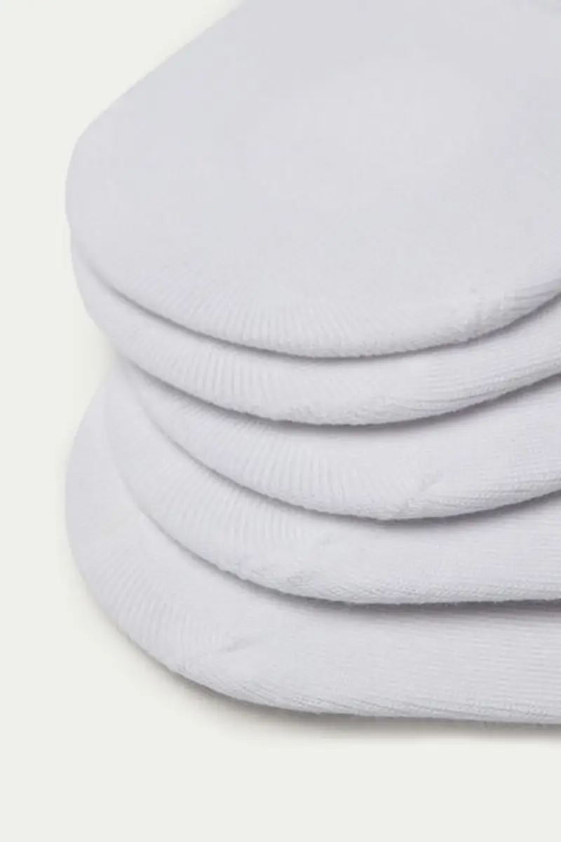 Tezenis 5 Paia Salvapiede in Cotone Donna Bianco Taglia 34-36 miniatura 2