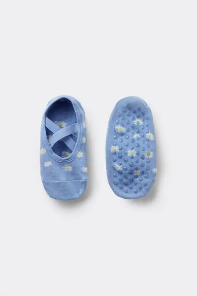 Babette Pilates Antiscivolo Bimba Bambina Blu