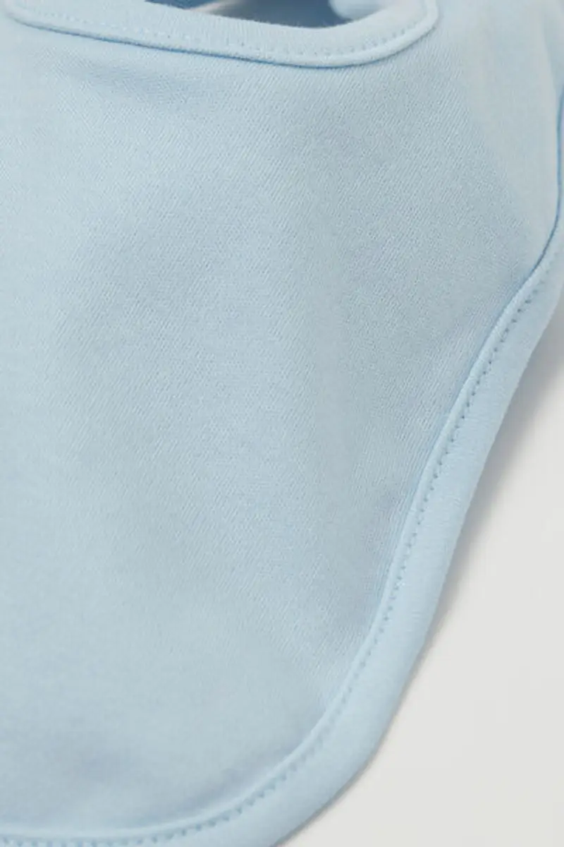 Tezenis Bavaglino Bebè in 100% Cotone Azzurro Taglia TU miniatura 2