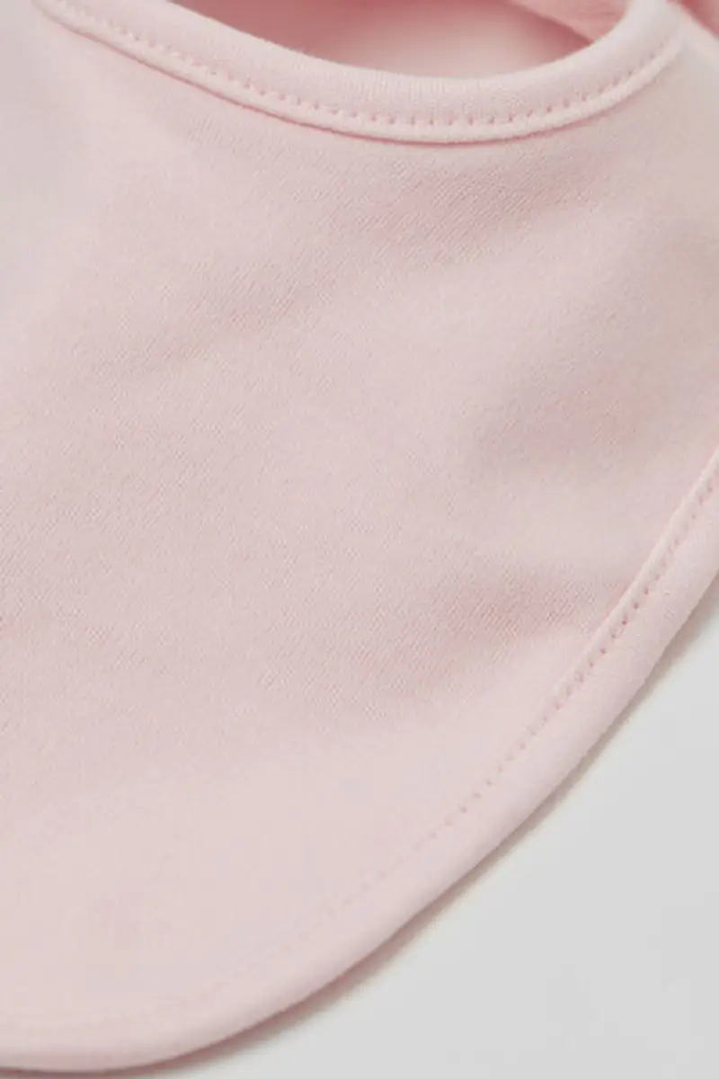 Tezenis Bavaglino Bebè in 100% Cotone Rosa Taglia TU miniatura 2