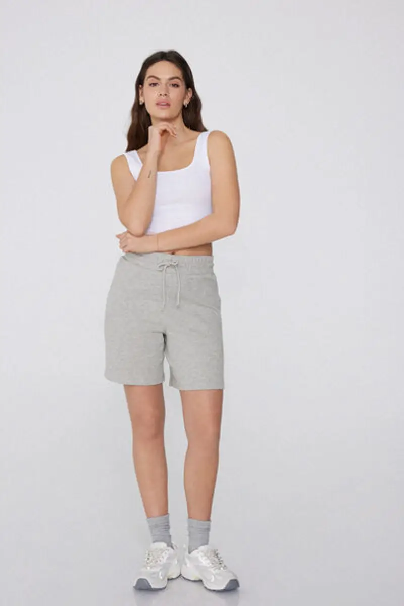 Tezenis Bermuda Donna Grigio 1083811 miniatura 2