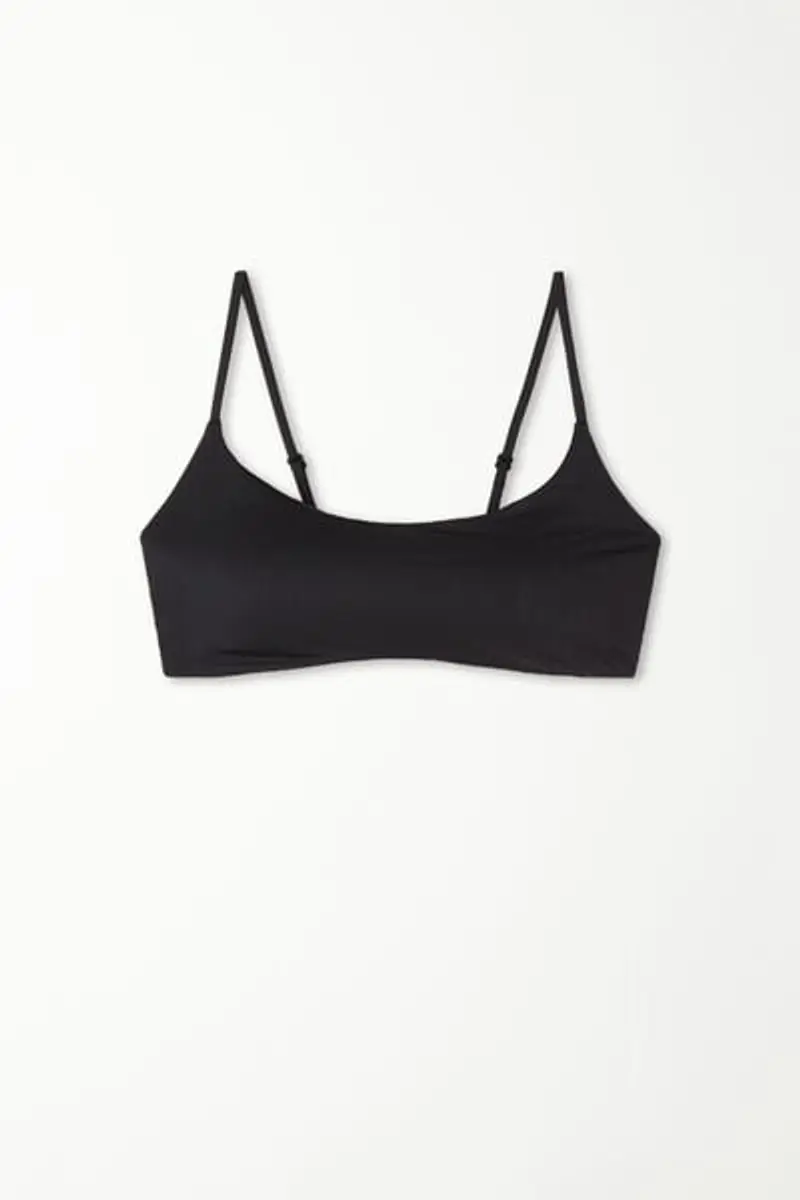 Tezenis Bikini Brassiere Imbottiseno Estraibile Riciclato Donna Nero Taglia L