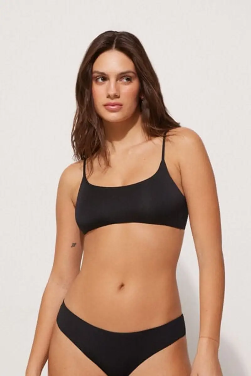 Tezenis Bikini Brassiere Imbottiseno Estraibile Riciclato Donna Nero Taglia L miniatura 3