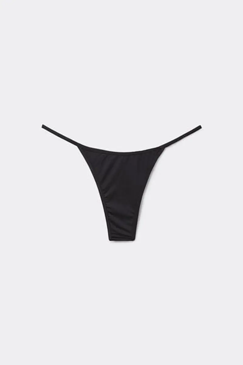 Tezenis Bikini Perizoma Fianchetto Riciclato Donna Nero Taglia L