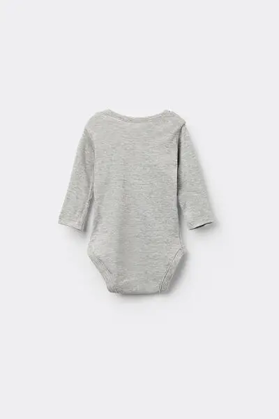 Tezenis Body Bebè Grigio 4192890 miniatura 2