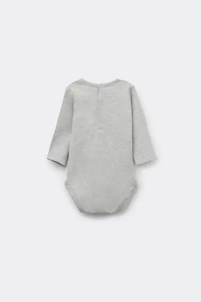 Tezenis Body Bebè Grigio 4192888 miniatura 2