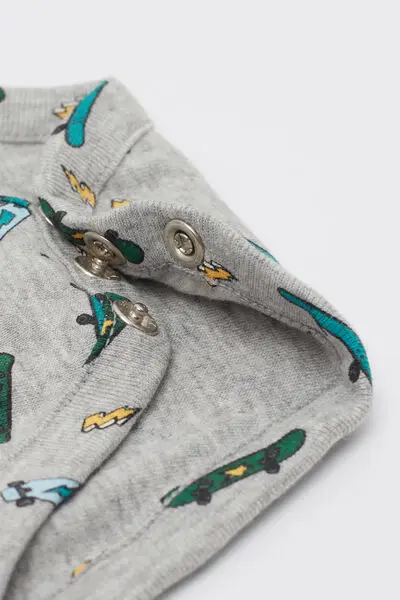 Tezenis Body Bebè Grigio 2618525 miniatura 3