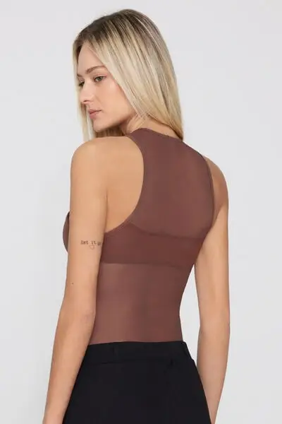 Tezenis Body Donna Marrone 4223673 miniatura 2