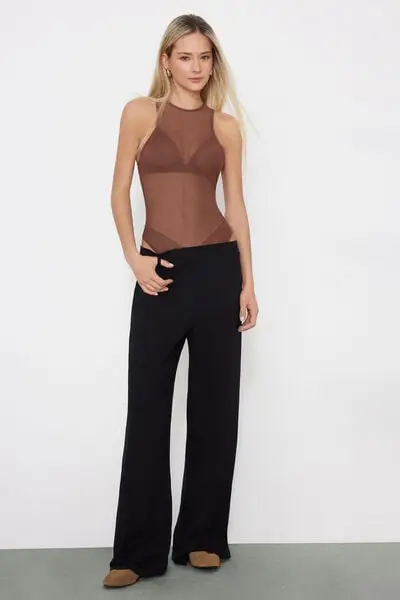 Tezenis Body Donna Marrone 4223673 miniatura 3