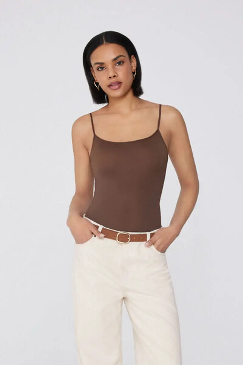 Tezenis Body Donna Marrone 1082738 miniatura 2