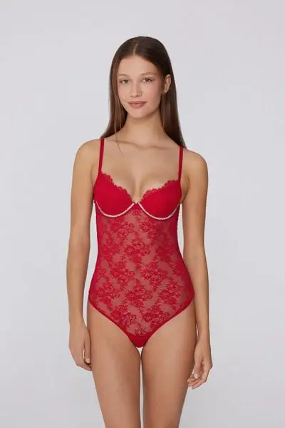 Tezenis Body Donna Rosso 3935954