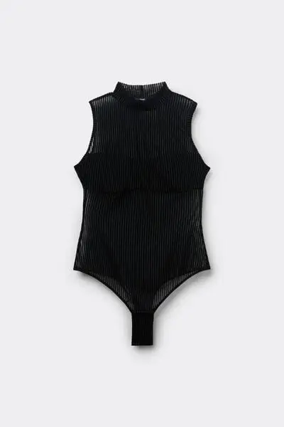 Tezenis Body Donna Nero 4270288 miniatura 2