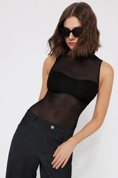 Tezenis Body Donna Nero 4270288 miniatura 3