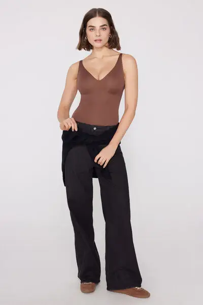 Tezenis Body Donna Marrone 4199287 miniatura 3