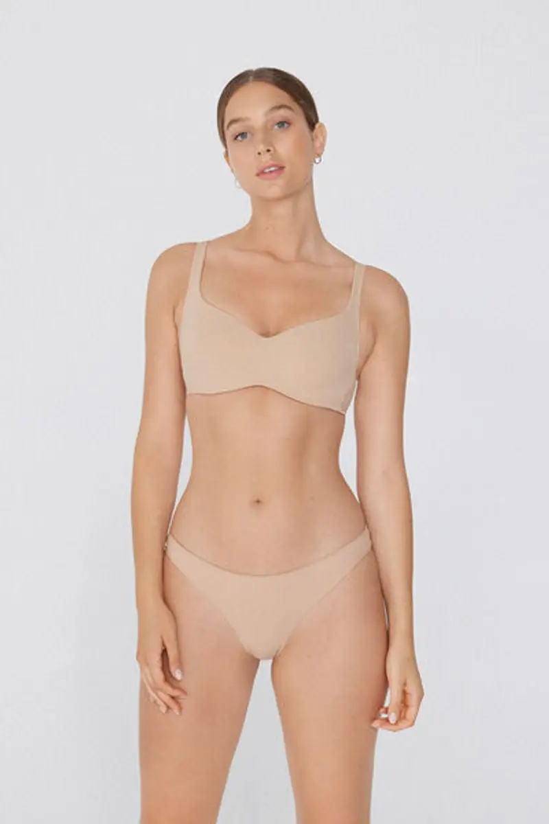 Tezenis Brasiliana in microfibra riciclata Donna Naturale Taglia L miniatura 3