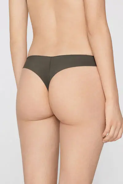 Brasiliana in microfibra riciclata Donna Verde miniatura 3