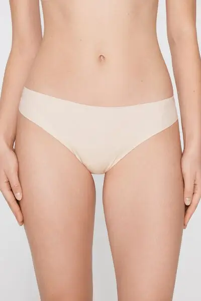 Brasiliana Taglio Vivo Cotone Organico e Pizzo Riciclato Donna Avorio miniatura 2