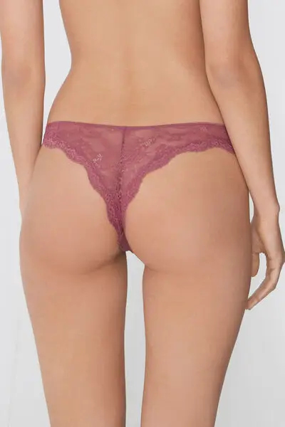 Tezenis Brasiliana Taglio Vivo in Cotone Organico e Pizzo Riciclato miniatura 3